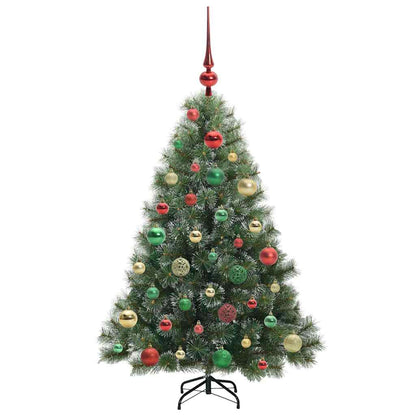 Albero di Natale artificiale con 150 LED Verde 120 cm PE e PVC | homemem39