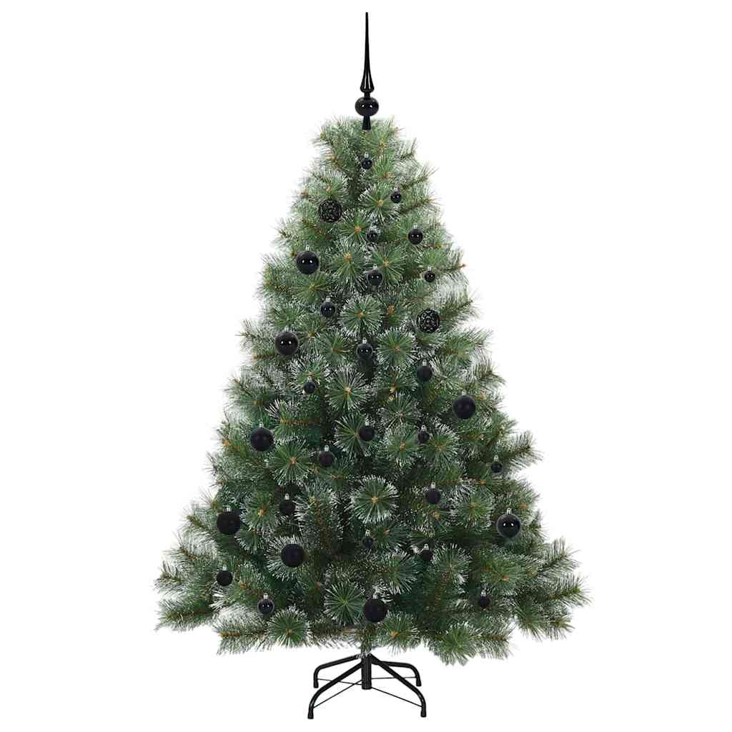 Albero di Natale artificiale con 150 LED Verde 150 cm PE e PVC