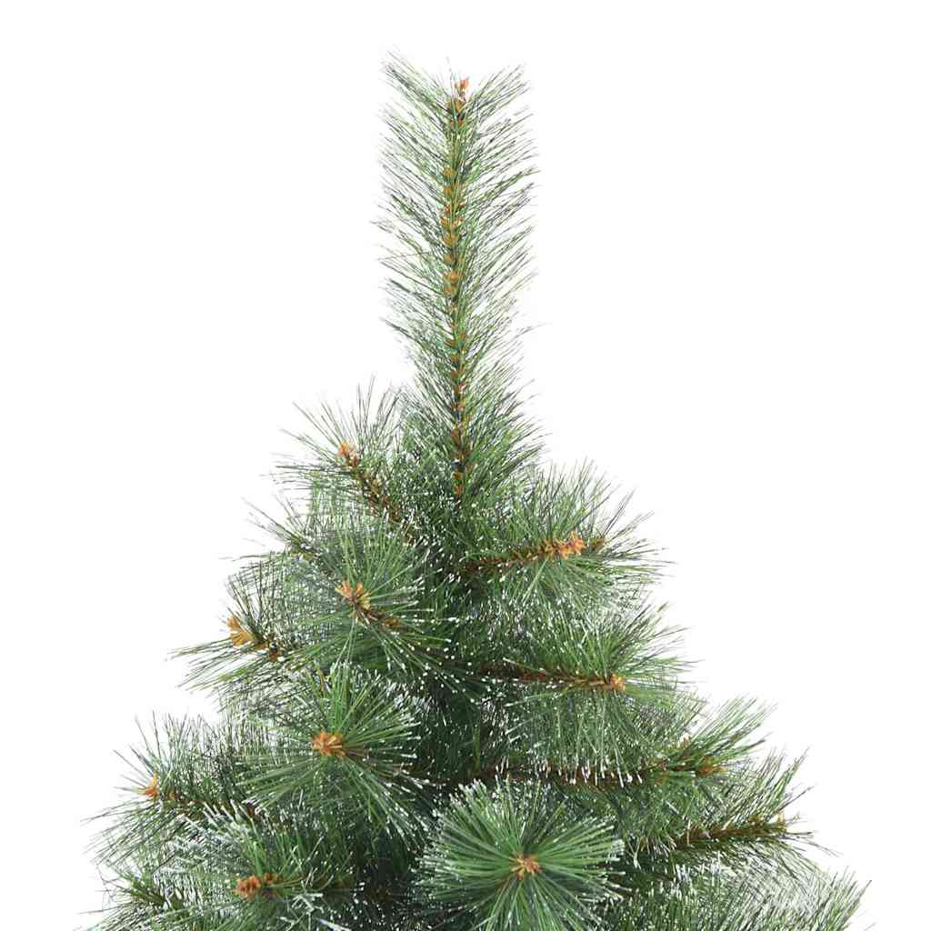 Albero di Natale artificiale con 300 LED Verde 210 cm PE e PVC