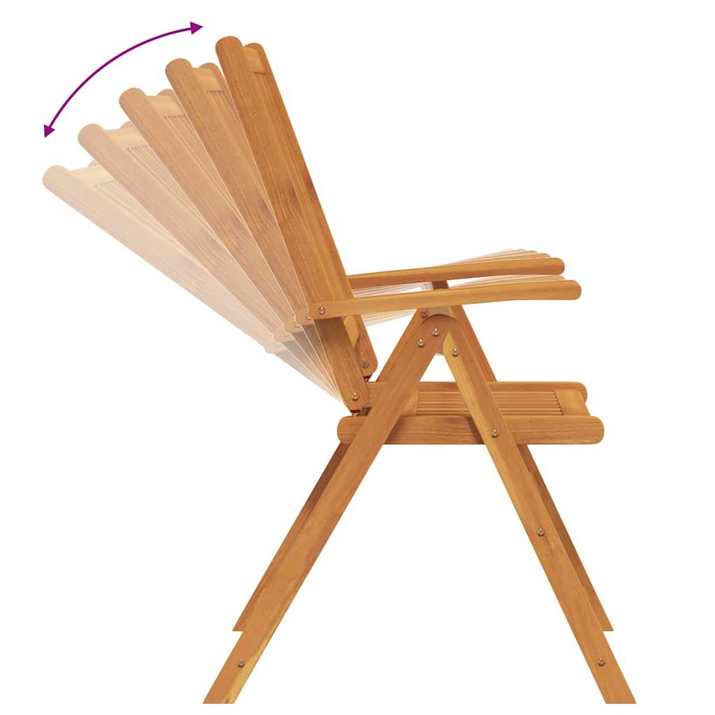 Set da Pranzo per Giardino 7 pcs Marrone