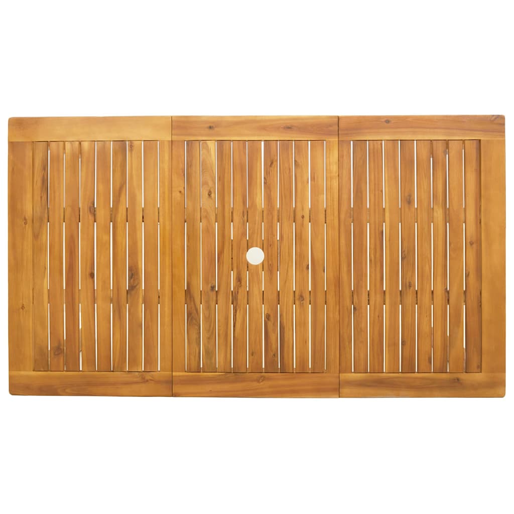 Set da Pranzo per Giardino 7 pcs Marrone