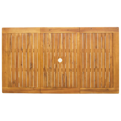 Set da Pranzo per Giardino 7 pcs Marrone