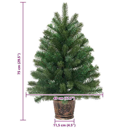 Albero di Natale artificiale Verde 75 cm PVC, PE e acciaio | homemem39