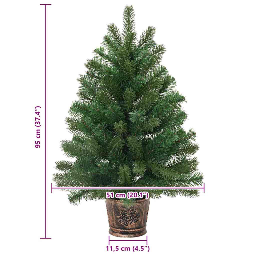 Albero di Natale artificiale Verde 95 cm PVC, PE e acciaio | homemem39