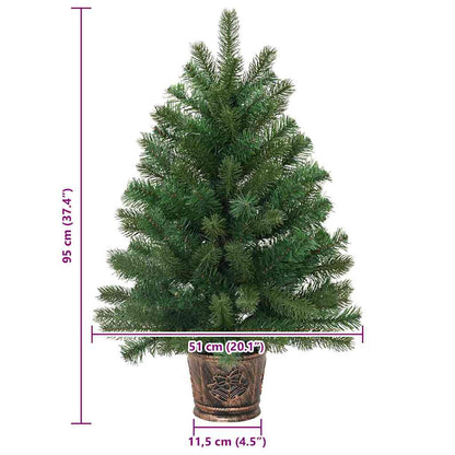 Albero di Natale artificiale Verde 95 cm PVC, PE e acciaio | homemem39
