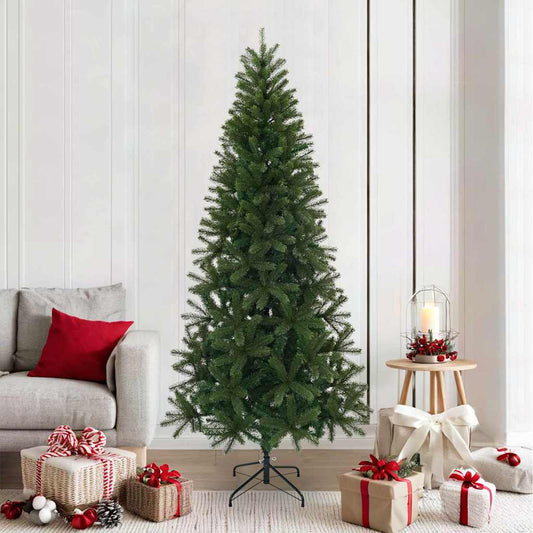 Albero di Natale artificiale Verde 210 cm PVC, PE e acciaio