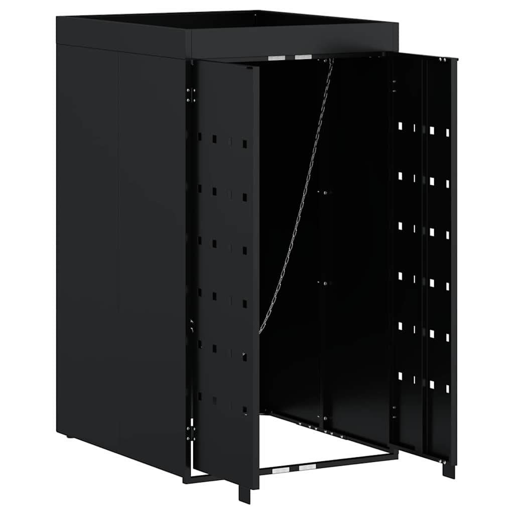 Deposito per bidone con tetto da fioriera per bidone singolo da 240L