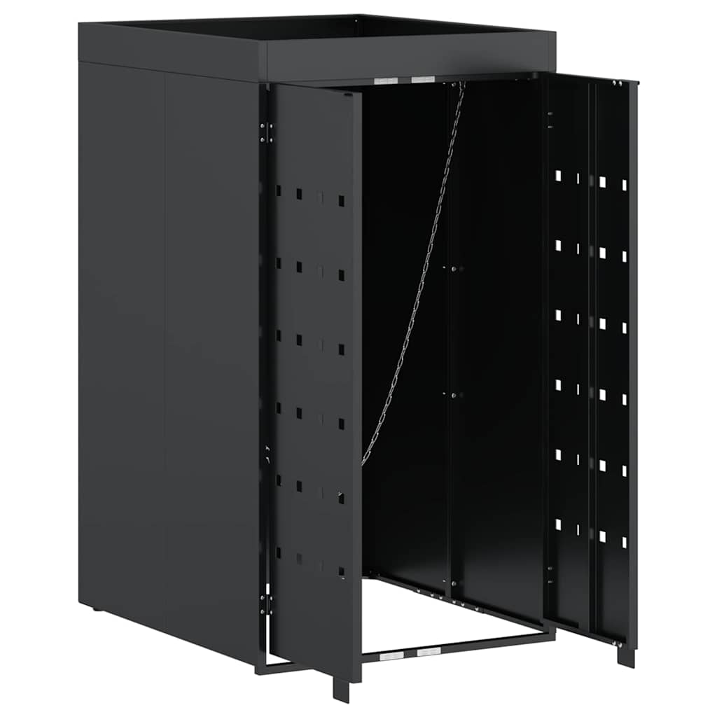 Deposito per bidone con tetto da fioriera per bidone singolo da 240L