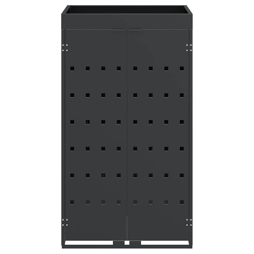 Deposito per bidone con tetto da fioriera per bidone singolo da 240L