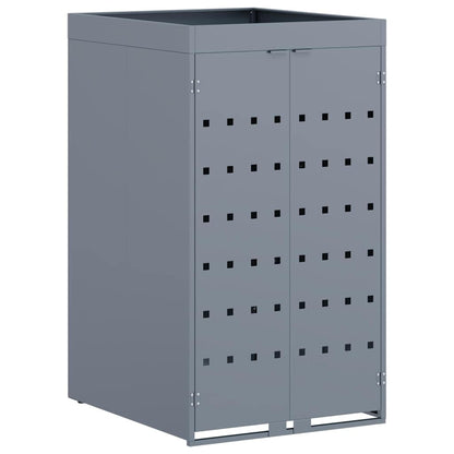 Deposito per bidone con tetto da fioriera per bidone singolo da 240L