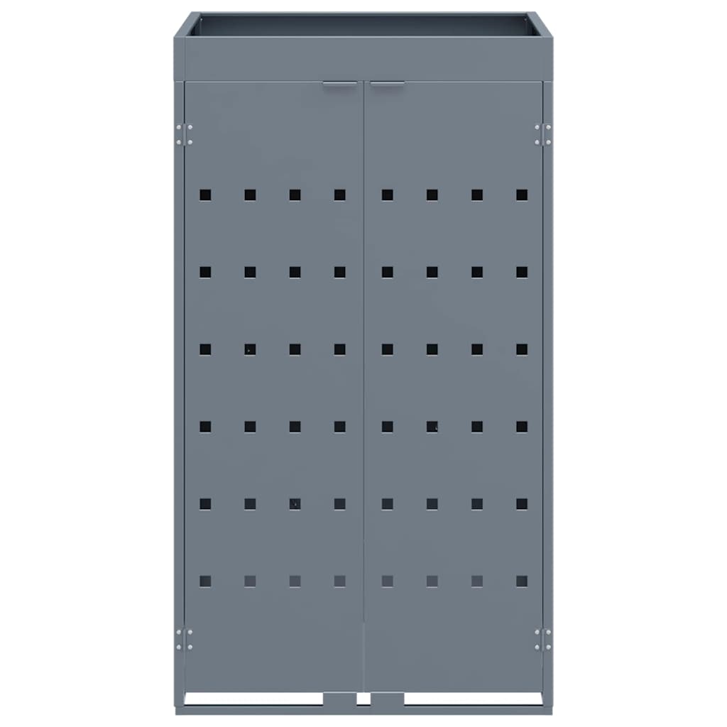 Deposito per bidone con tetto da fioriera per bidone singolo da 240L