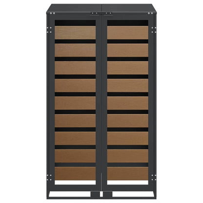 Magazzino per contenitori con coperchio sollevabile a gas per contenitore da 240L