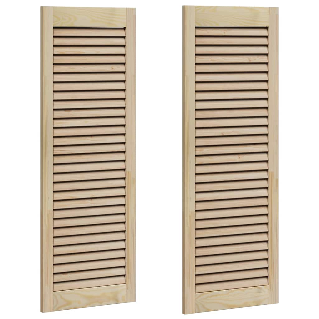 Porta per Armadio 2 pcs Naturale 140.5 x 2.1 x 49.5 cm - homemem39