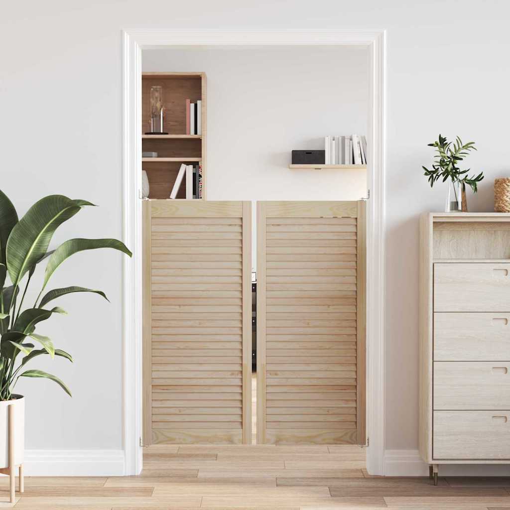 Porta per Armadio con porta 2 pcs Naturale 49,5 x 2,1 x 110 cm | homemem39