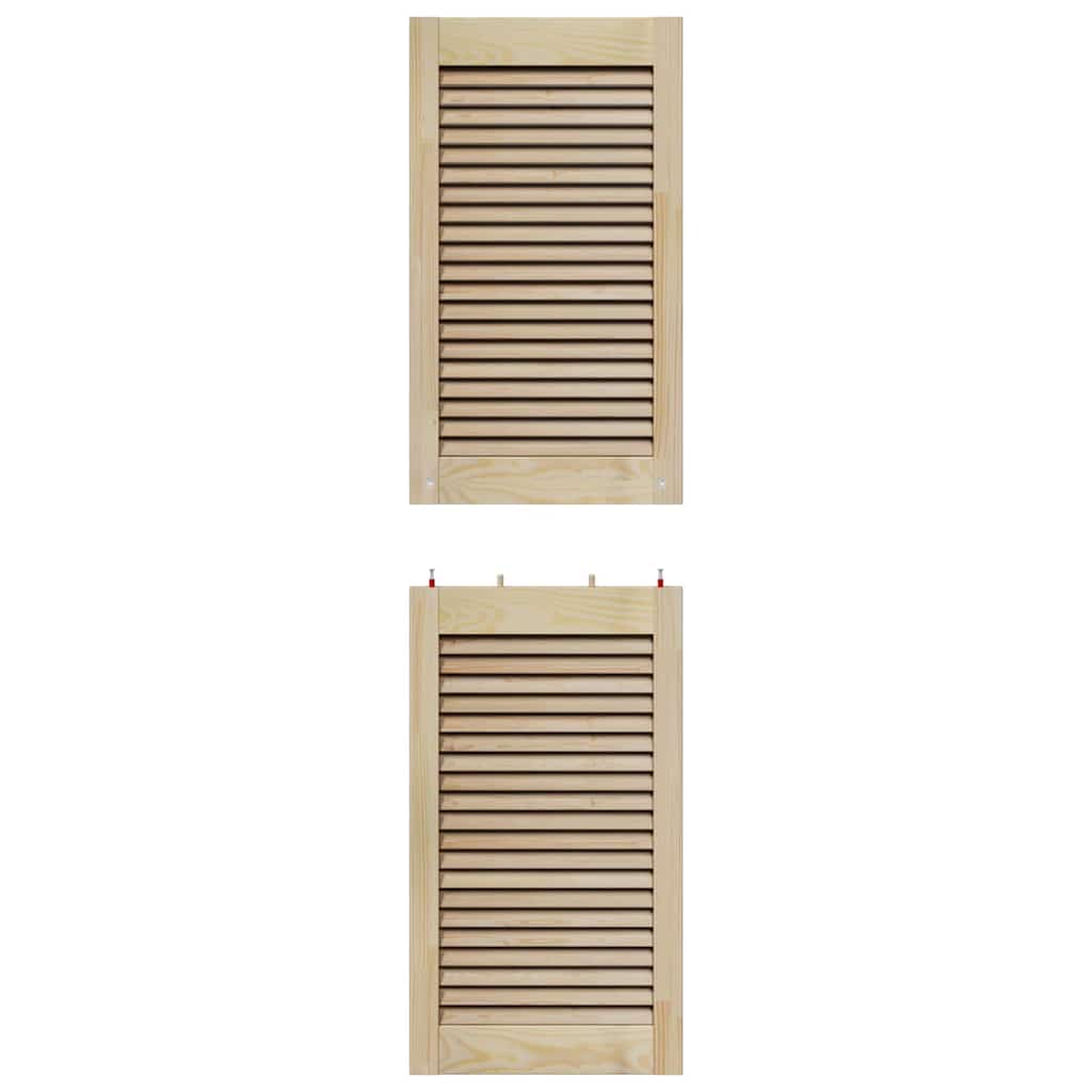 Porta per Armadio 2 pcs Naturale 140,5 x 2,1 x 39,5 cm | homemem39