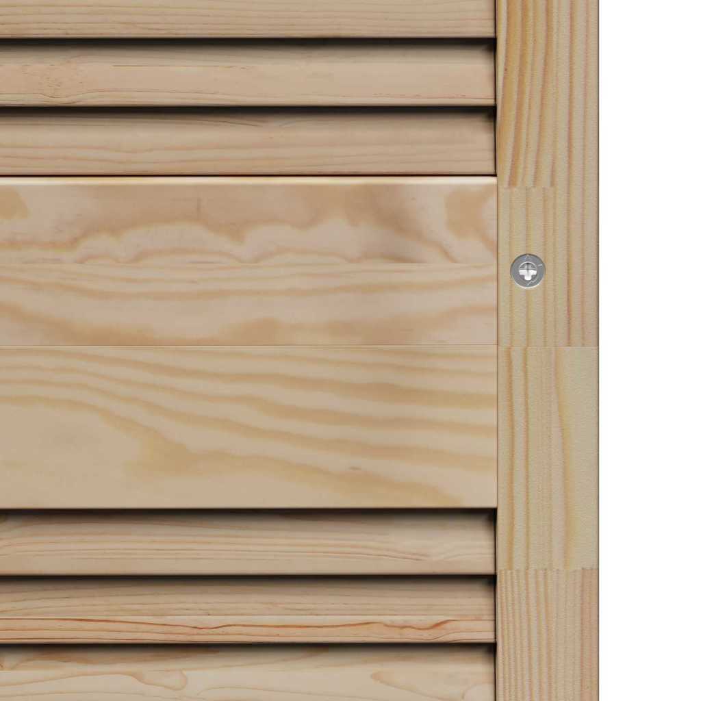 Porta per Armadio 2 pcs Naturale 140,5 x 2,1 x 39,5 cm | homemem39