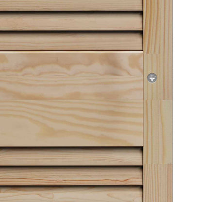 Porta per Armadio 2 pcs Naturale 140,5 x 2,1 x 39,5 cm | homemem39