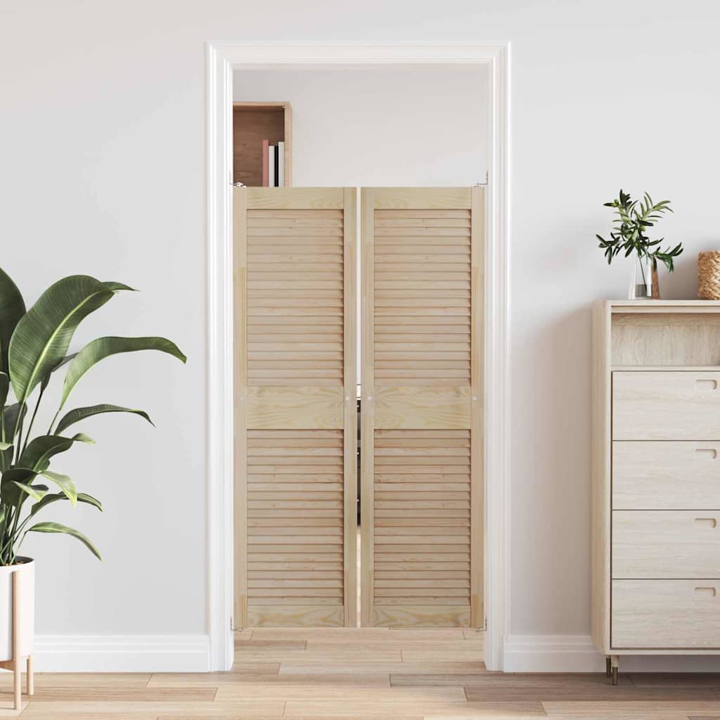 Porta per Armadio 2 pcs Naturale 140,5 x 2,1 x 39,5 cm | homemem39