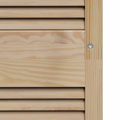 Porta per Armadio 2 pcs Naturale 49,5 x 2,1 x 140,5 cm | homemem39