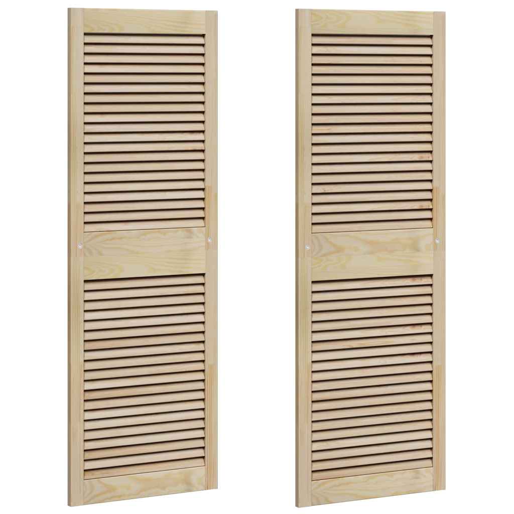 Porta per Armadio con porta 2 pcs Naturale 140.5 x 2 x 59.5 cm