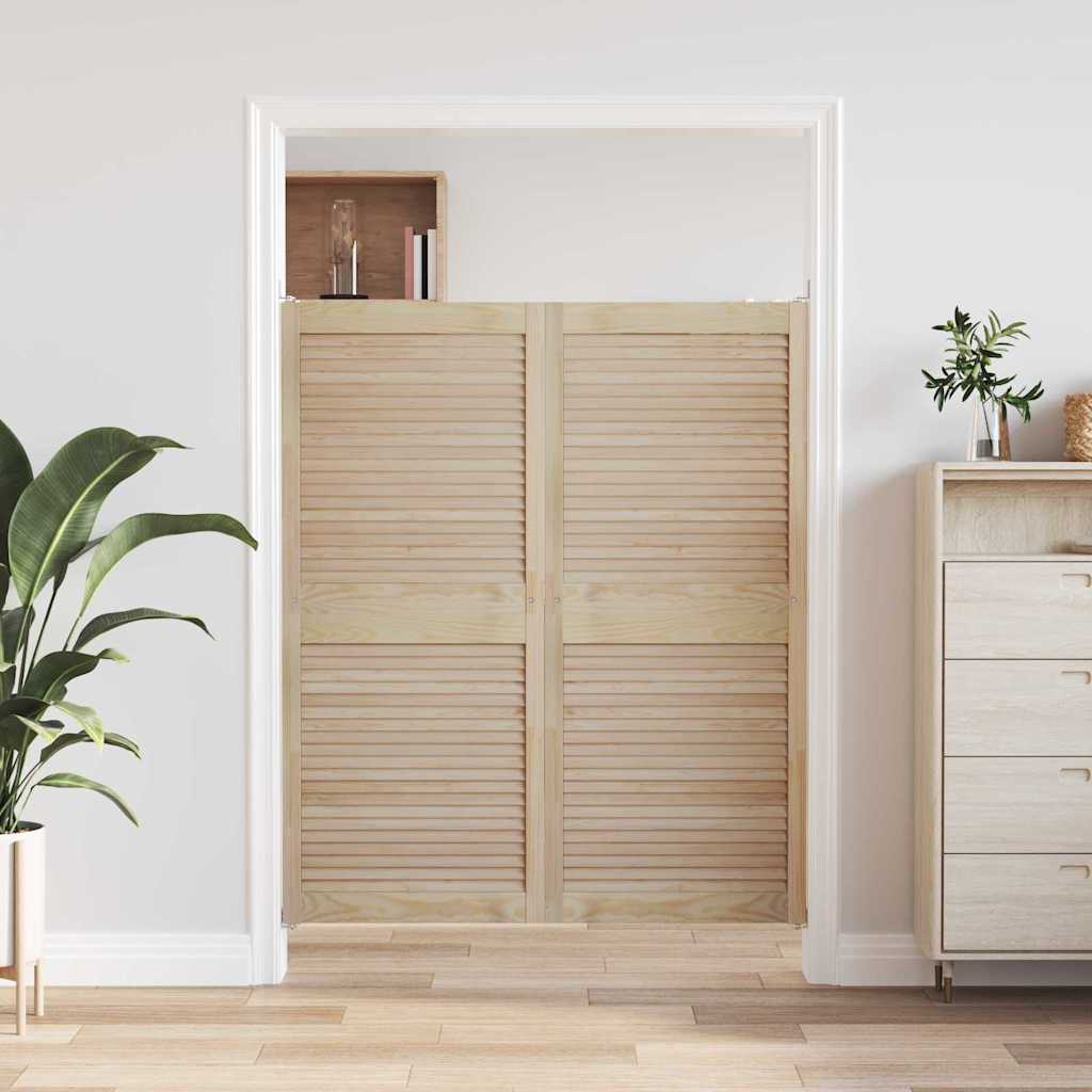 Porta per Armadio con porta 2 pcs Naturale 140.5 x 2 x 59.5 cm