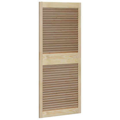 Porta per Armadio 2 pcs Naturale 140,5 x 2,1 x 59,5 cm