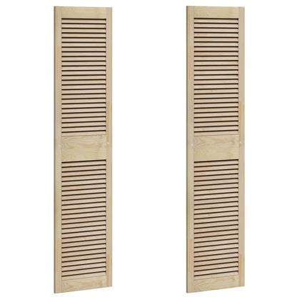 Porta per Armadio 2 pcs Naturale 140.5 x 2.1 x 49.5 cm - homemem39