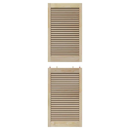 Porta per Armadio con porta 2 pcs Naturale 170 x 2,1 x 49,5 cm | homemem39