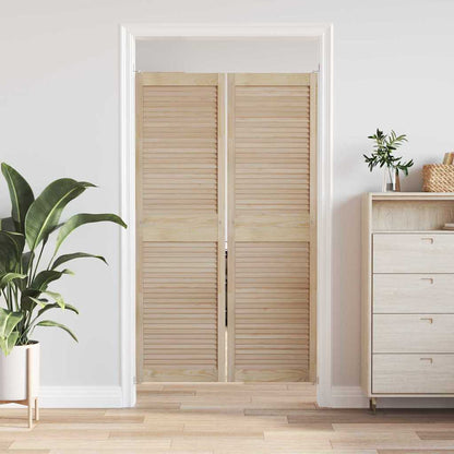 Porta per Armadio con porta 2 pcs Naturale 170 x 2,1 x 49,5 cm | homemem39