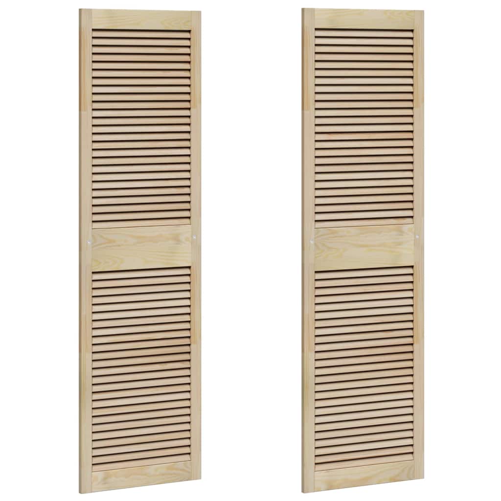 Porta per Armadio 2 pcs Naturale 140.5 x 2.1 x 49.5 cm - homemem39