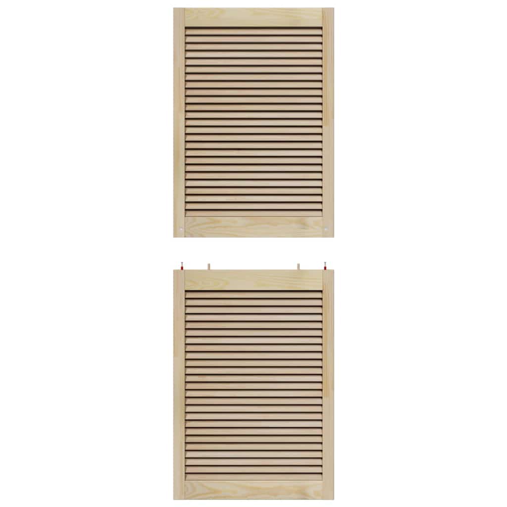 Porta per Armadio con porta 2 pcs Naturale 170 x 2,1 x 59,5 cm | homemem39