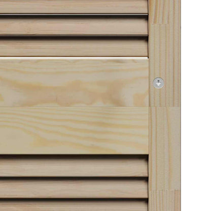 Porta per Armadio con porta 2 pcs Naturale 201 x 2,1 x 39,5 cm | homemem39