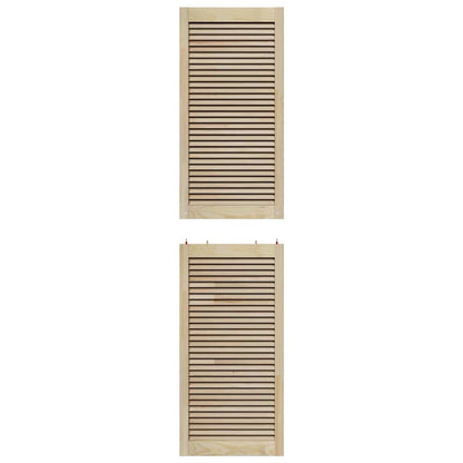 Porta per Armadio con porta 2 pcs Naturale 201 x 2,1 x 49,5 cm | homemem39