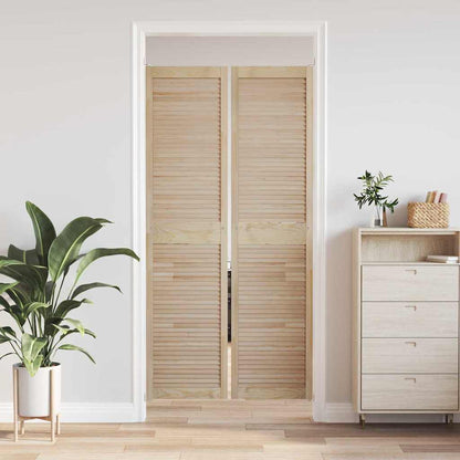 Porta per Armadio con porta 2 pcs Naturale 201 x 2,1 x 49,5 cm | homemem39