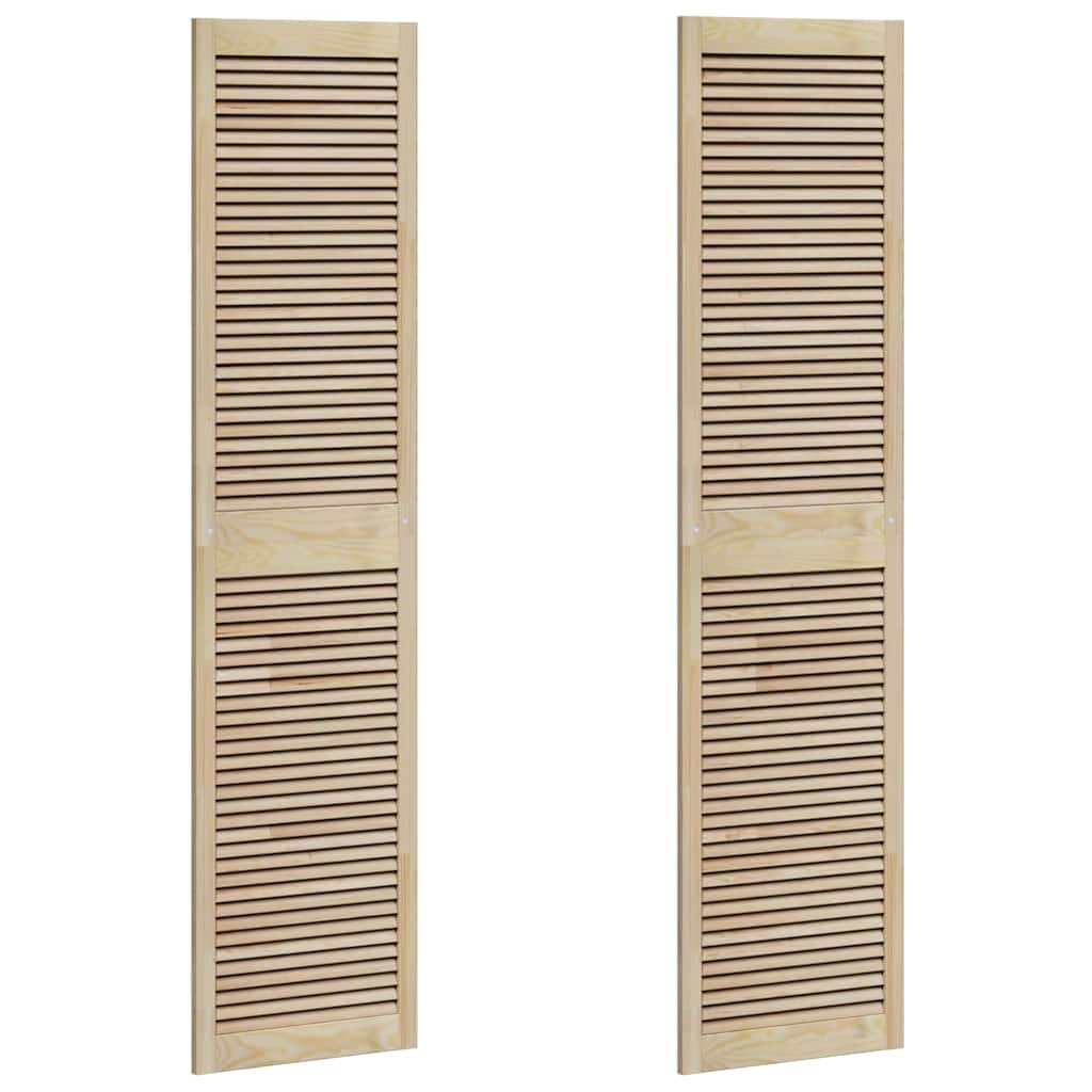 Porta per Armadio con porta 2 pcs Naturale 201 x 2,1 x 49,5 cm | homemem39