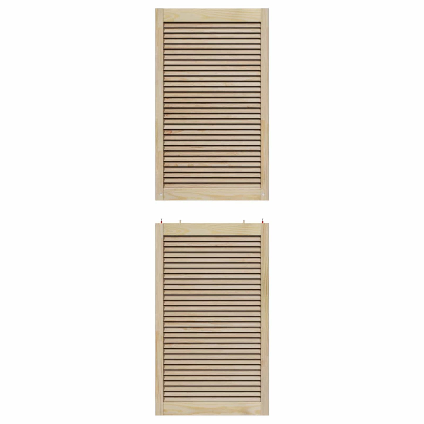 Porta per Armadio con porta 2 pcs Naturale 201 x 2,1 x 59,5 cm | homemem39
