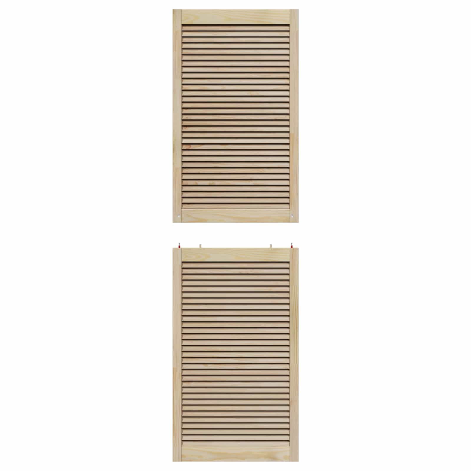Porta per Armadio con porta 2 pcs Naturale 201 x 2,1 x 59,5 cm | homemem39