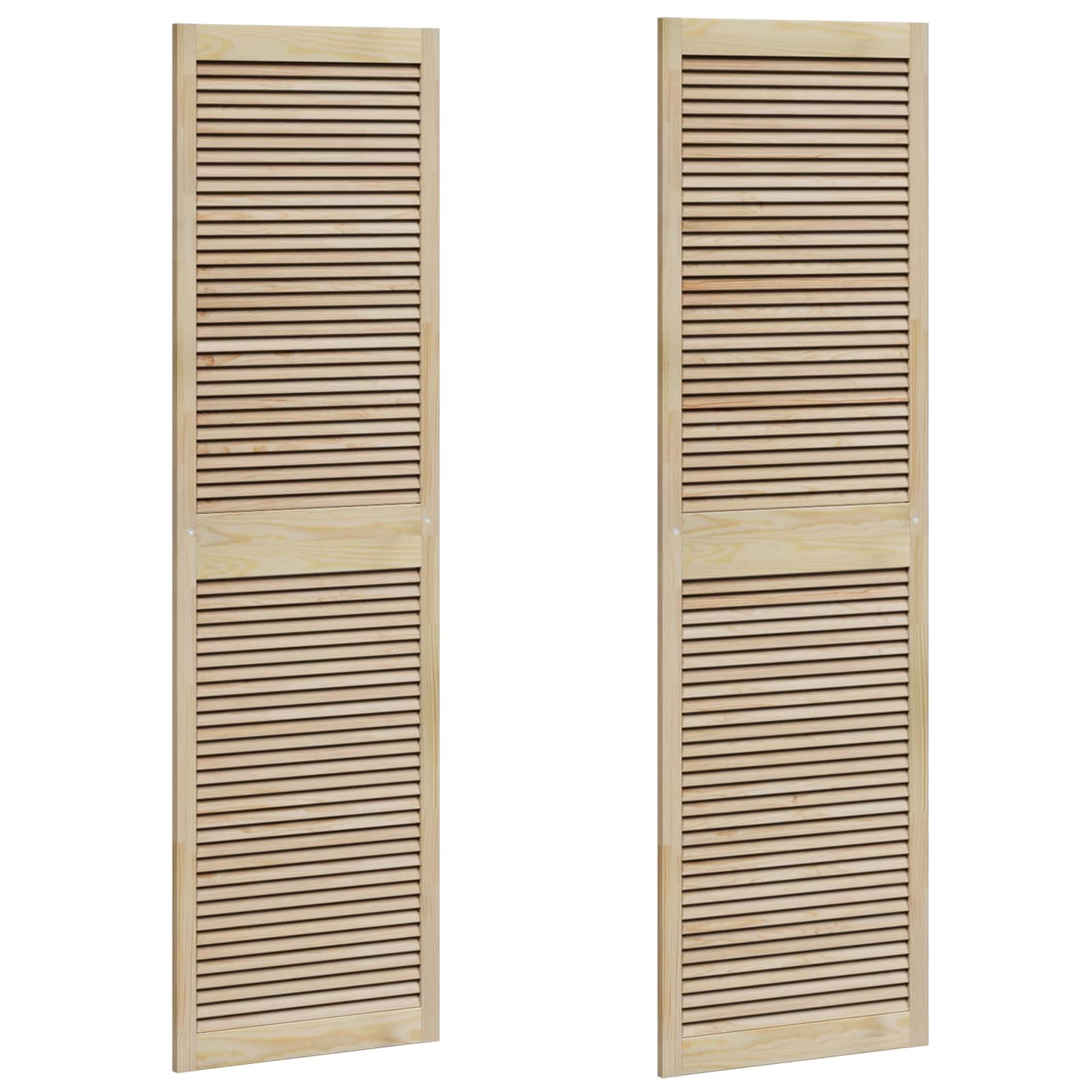 Porta per Armadio con porta 2 pcs Naturale 140.5 x 2 x 59.5 cm