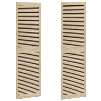 Porta per Armadio con porta 2 pcs Naturale 140.5 x 2 x 59.5 cm