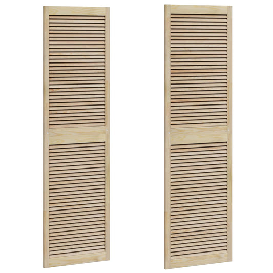Porta per Armadio con porta 2 pcs Naturale 140.5 x 2 x 59.5 cm