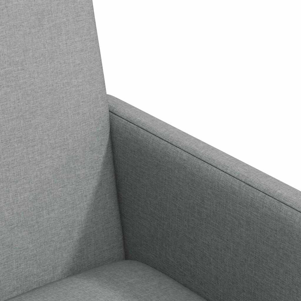 Sedie da Pranzo con Ruote 2 pcs Grigio chiaro 57 x 66 x 94 cm