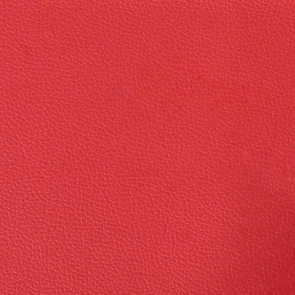 Sedie da Pranzo con Ruote con ruote 2 pcs Rosso 57 x 66 x 94 cm