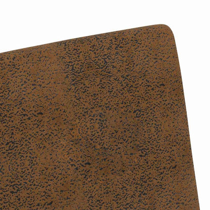 Sedie da Pranzo con Ruote 2 pcs Marrone 57 x 66 x 94 cm