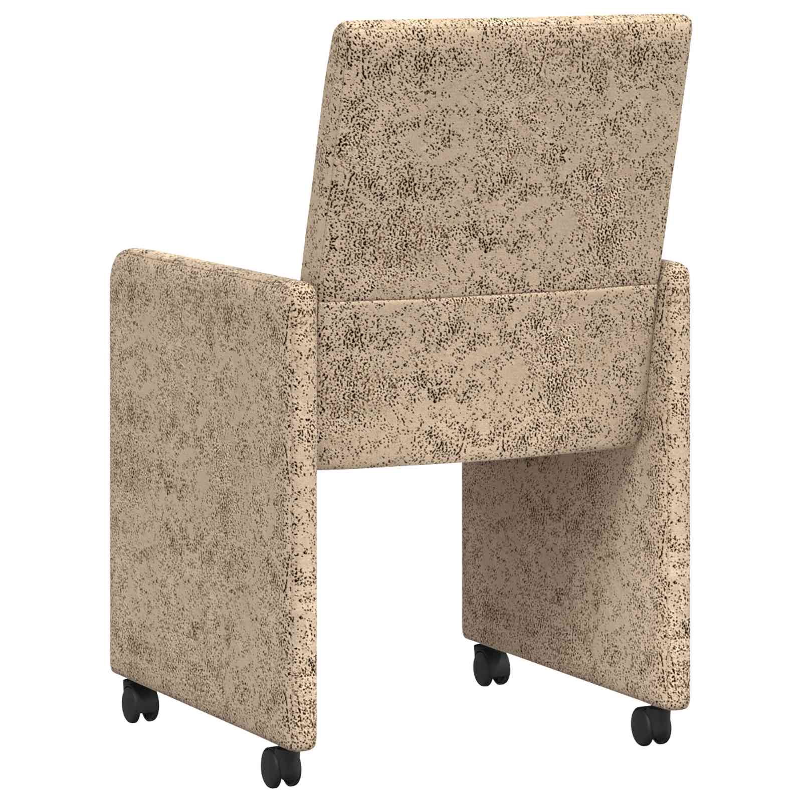 Sedie da Pranzo con Ruote 2 pcs Grigio chiaro 57 x 66 x 94 cm | homemem39