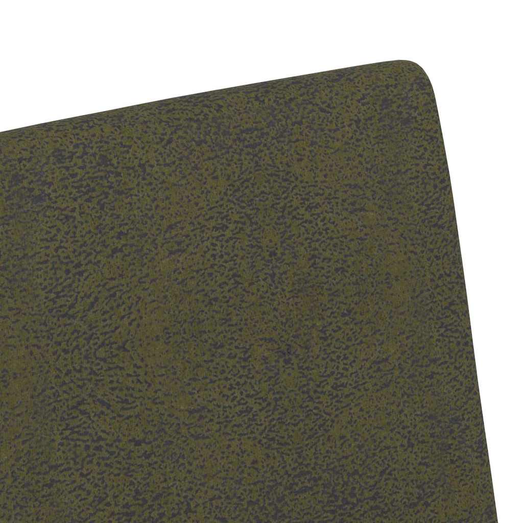 Sedie da Pranzo con Ruote 2 pcs Verde militare 57 x 66 x 94 cm