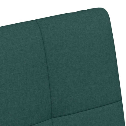 Sedie da Pranzo con Ruote 2 pcs Verde scuro 58 x 65 x 94 cm