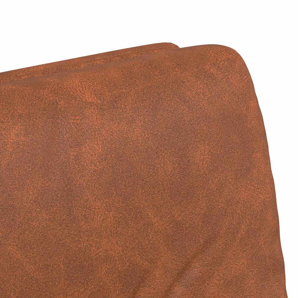 Sedie da Pranzo con Ruote 2 pcs Marrone 57 x 67 x 95 cm