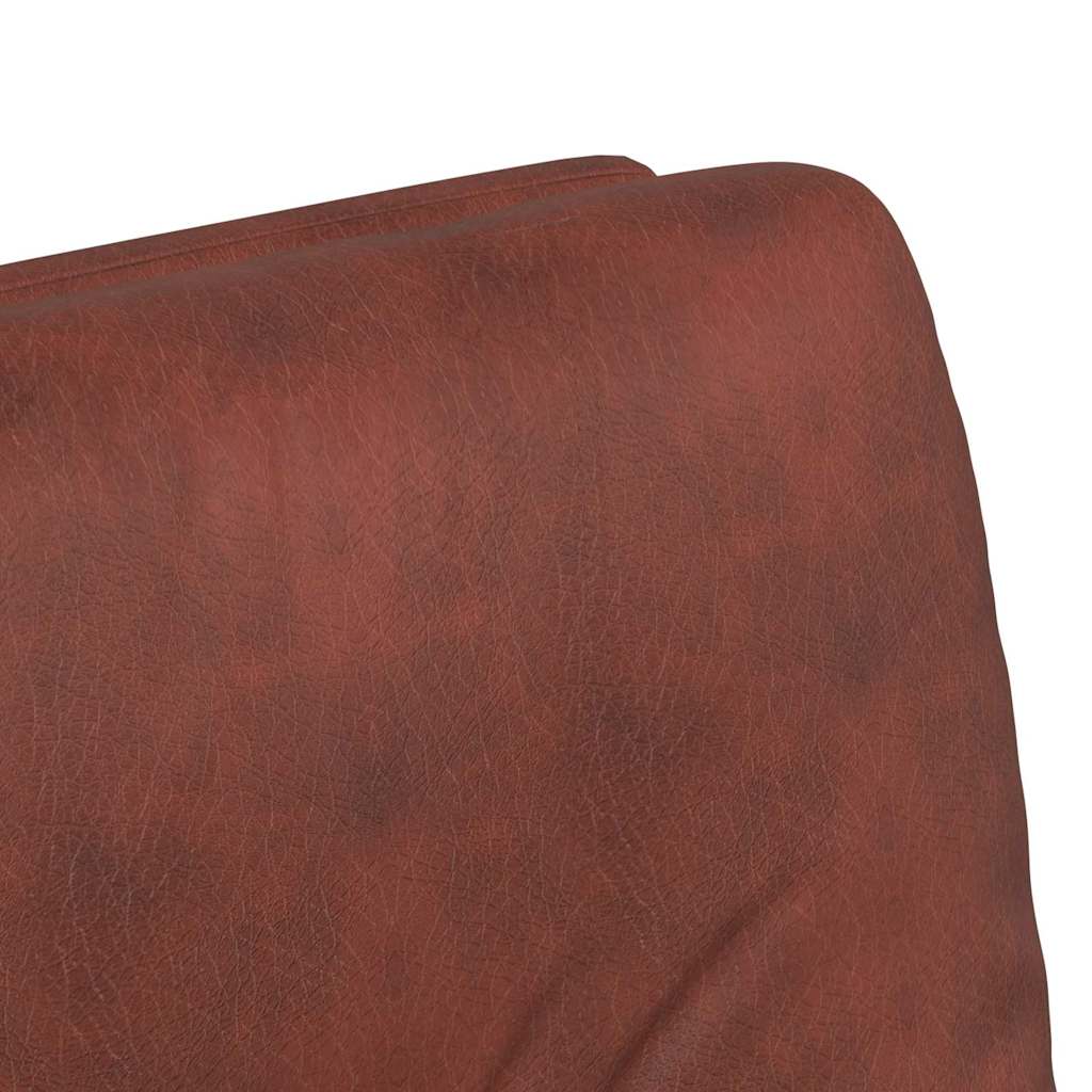 Sedie da Pranzo con Ruote 2 pcs Marrone lucido 57 x 67 x 95 cm