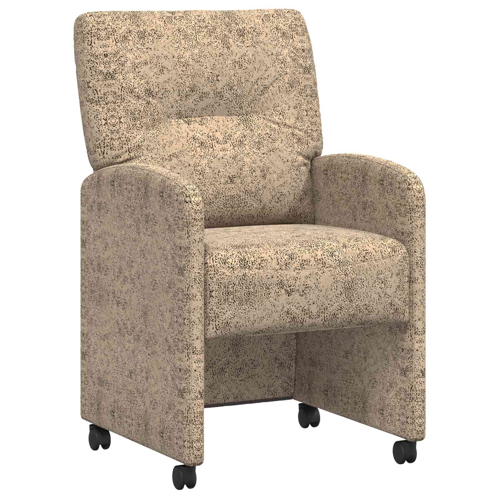 Sedie da Pranzo con Ruote 2 pcs Grigio chiaro 57 x 67 x 95 cm | homemem39