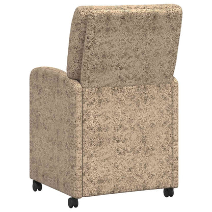 Sedie da Pranzo con Ruote 2 pcs Grigio chiaro 57 x 67 x 95 cm | homemem39